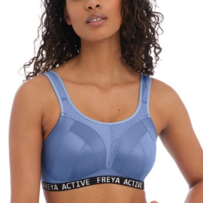 Freya Active - Dynamic non wired sports bra in denim blue